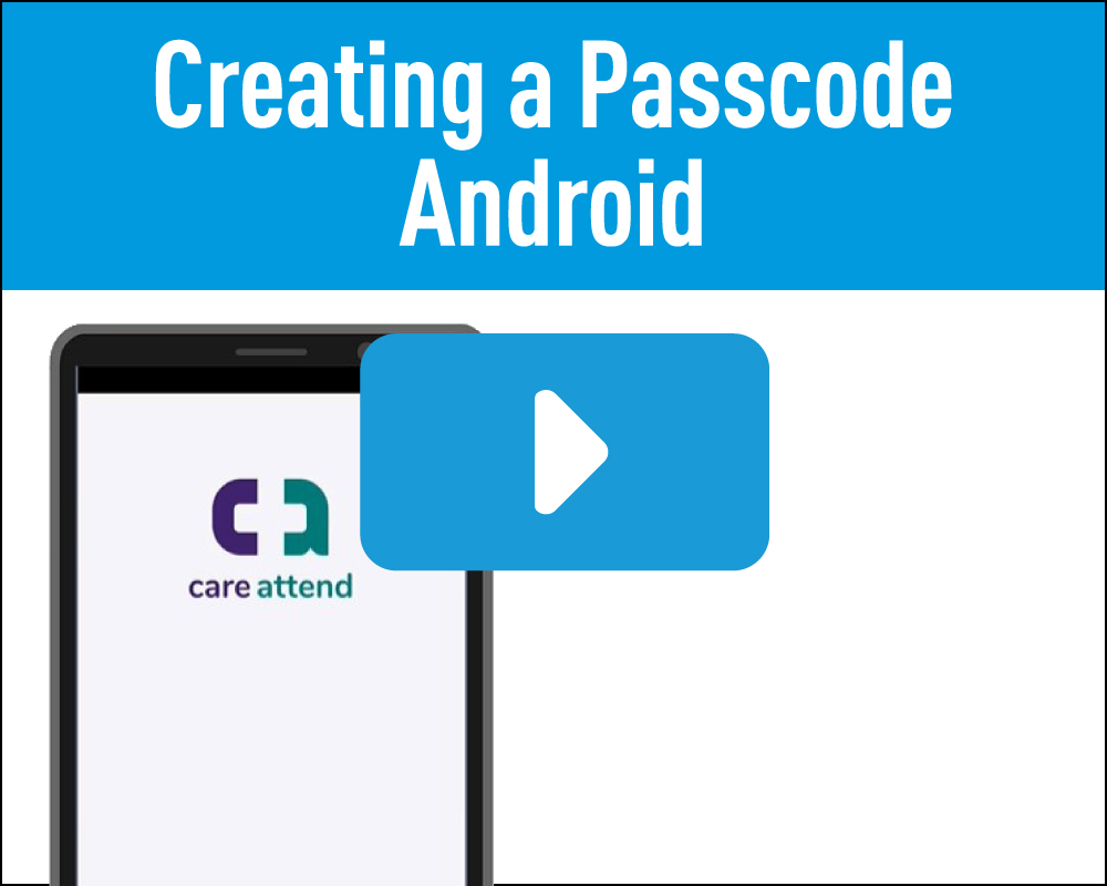 Creating a Passcode - Android